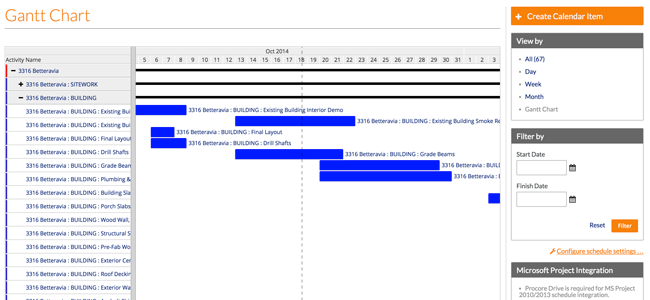 Pro Core Project Schedule Task Integrate a Microsoft Project Schedule using Procore Drive - Procore