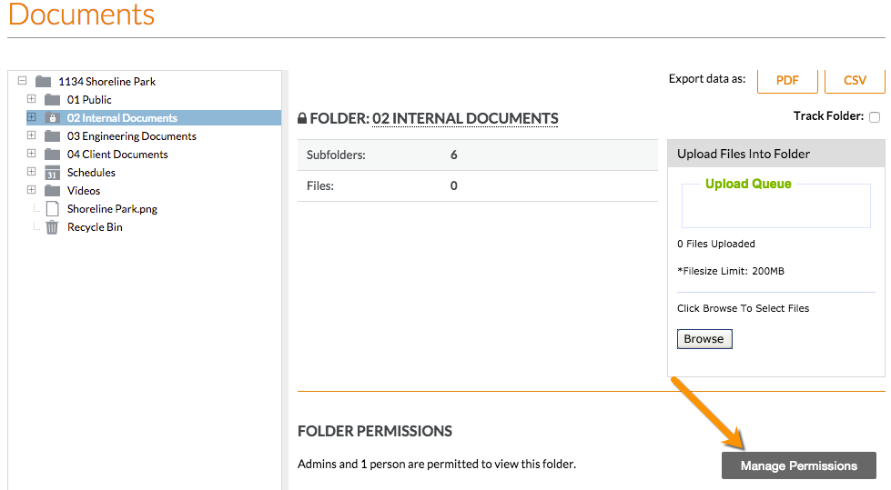 Manage Permissions for Files and Folders Procore